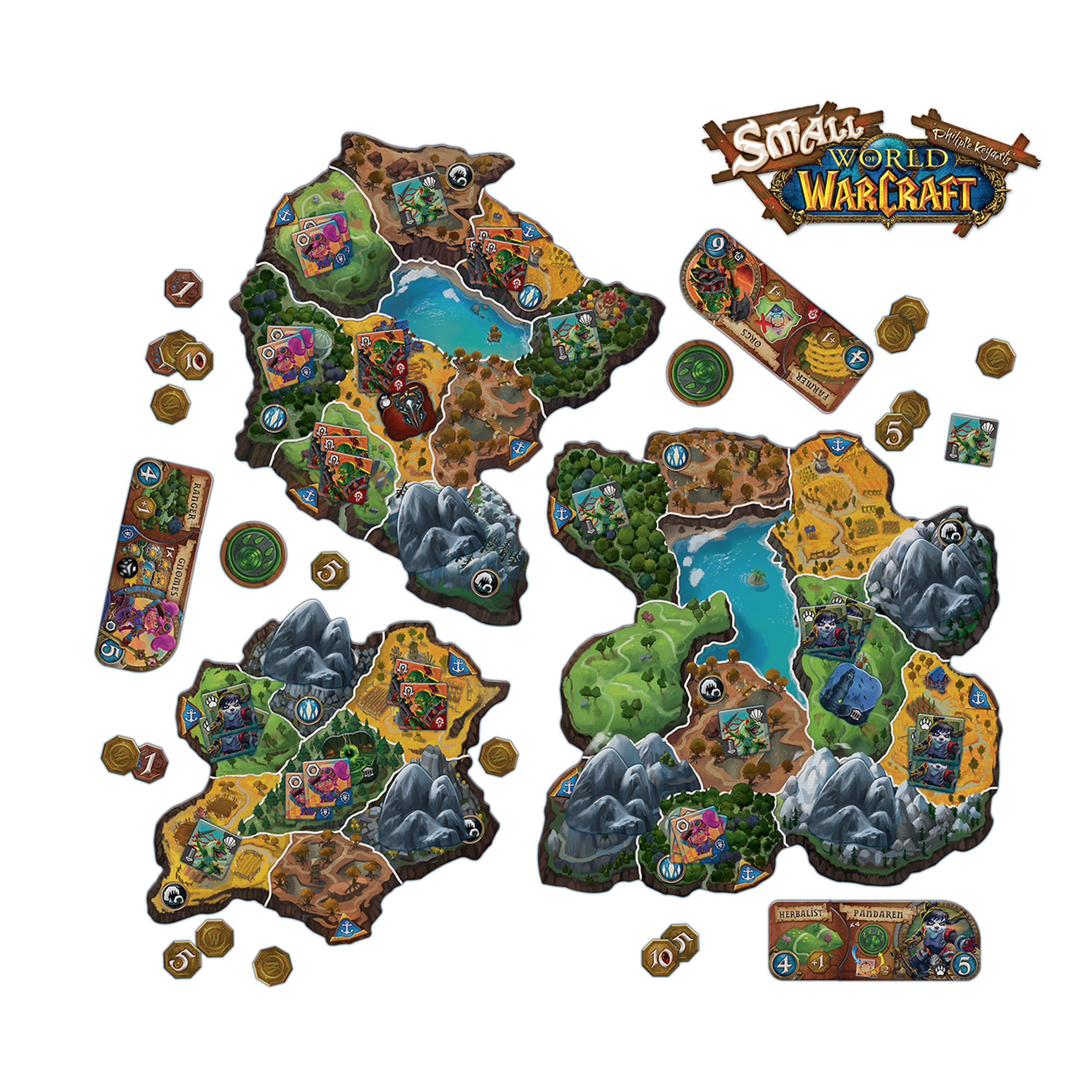 Small World of Warcraft Strategy Board Game - image 2 of 6