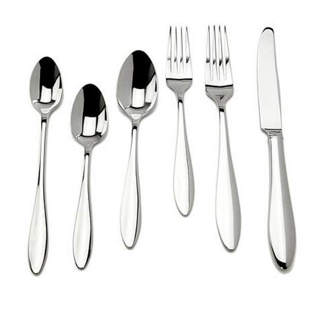 Gorham by Lenox 18/10 Stainless Steel 78 pc Flatware Set Service for 12 Larkin