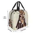 thumbnail image 3 of Lsque Vintage Cowboy Riding Horse Pattern Lunch Bag Women/Men Insulated Lunch Box,Small Leakproof Cooler Food Lunch Containers Reusable High Capacity Lunch Tote Bags, 3 of 6