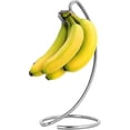 thumbnail image 1 of Banana Holder Modern Banana Hanger Tree Stand Hook For Kitchen Countertop, Satin Nickel Banana Stand, 1 of 5