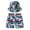 M115 Light Blue, variant on Tfken Summer Shorts For Boys Hawaii Print Elastic Waist Shorts With Pockets And Hat Set Fashion Casual Teen Soft Clothes Black Size 1-2 Years