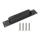 thumbnail image 1 of Manija de puerta, manija de gabinete, moderna y elegante aleación de aluminio con tornillos para muebles Negro, 1 of 9