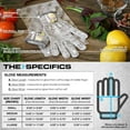 thumbnail image 5 of HLONK Ultra Durable Series Cut Resistant Gloves - Cutting Gloves for Chefs  BBQ and Cooking - Level 5 Protection; Food Grade Safe Cut Proof Gloves - Grey  Medium Size [2-Pack], 5 of 5