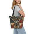 thumbnail image 2 of Easygdp American Flag Deer Art Shoulder Bags for Women,Crossbody Bags Shoulder Purse Handbag for Women, 2 of 6