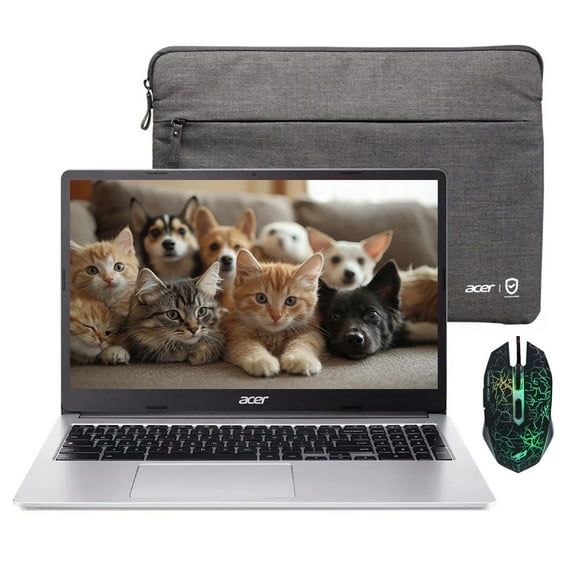 Acer Chromebook 315 Laptop for Business Student,15.6" HD Display,Intel Pentium N6000(Up to 3.3GHz),4GB RAM,128GB eMMC,Intel UHD Graphics,Long Battery Life,HD Webcam,WiFi 6,Bluetooth,Chrome OS