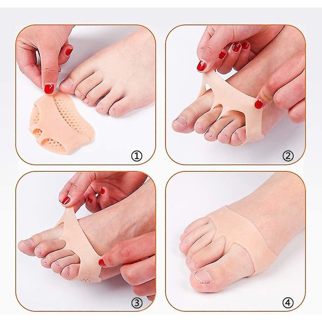 10 pares de almohadillas metatarsianas, almohadillas de gel para pies, almohadillas para antepié, almohadilla para huesos, transpirable ShuxiuWang 8390606336316