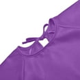 thumbnail image 5 of Adeawade Toddler Girl Tops 2-4 Years Short Sleeve Kid Solid Color Art Smock Apron With Pocket Artist Painting Aprons Smocks Round Neck Blouse Classic Girl Clother Purple, 5 of 8