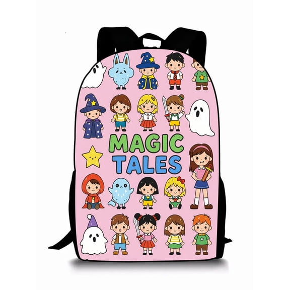 Fantasy Cartoon Characters Backpack for Custom Backpack for School Season Lightweight Water-Resistant Bookbag