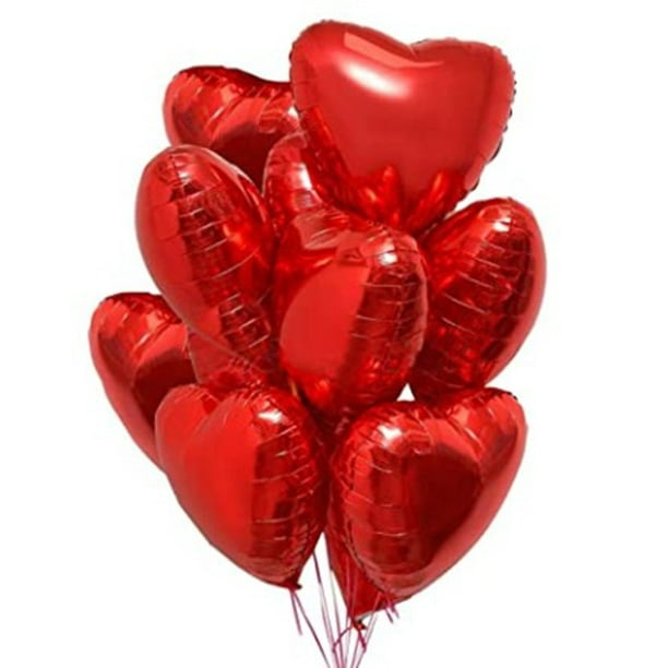 Ballon Saint Valentin en Alu - Coeur décoration