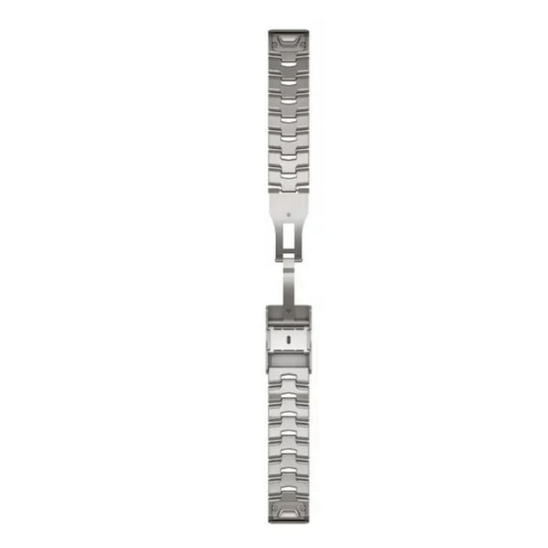 Garmin Quick Fit 22 Watch Band, Vented Titanium Bracelet, 22 mm