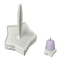 thumbnail image 2 of Harpily Yarn Spinners/Holders Star Shaped Plastic Yarn & Thread Holder with Twirling Mechanism Heart Shaped Design Smooth Yarn Holder for Crocheting for Craft One Size Multi-Color, 2 of 7