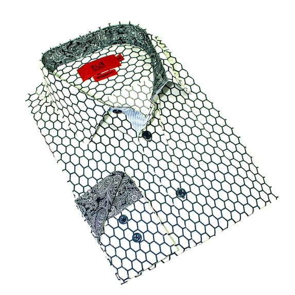 Elie Men's Style Slim Fit Shirt EBSH218M