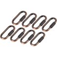 thumbnail image 1 of HUGFEGWE 6 Pcs Chain Connectors, Chain Locking Quick Link, Great for Light, Key, Camping, Backpack, Rope (Red Bronze, 6mm Thick) UA824-20258, 1 of 5