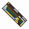 thumbnail image 6 of Compact 98Keys Mechanical Gaming Keyboard with LED Backlight, Ergonomic Keyboard for PC Gamer Office Wired Keyboard, 6 of 10