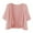 Pink, variant on White Cardigan Sweaters for Women, Polyester Cardigans for Women Trendy, Women Beach Casual Half Sleeve Sheer Cardigans XL