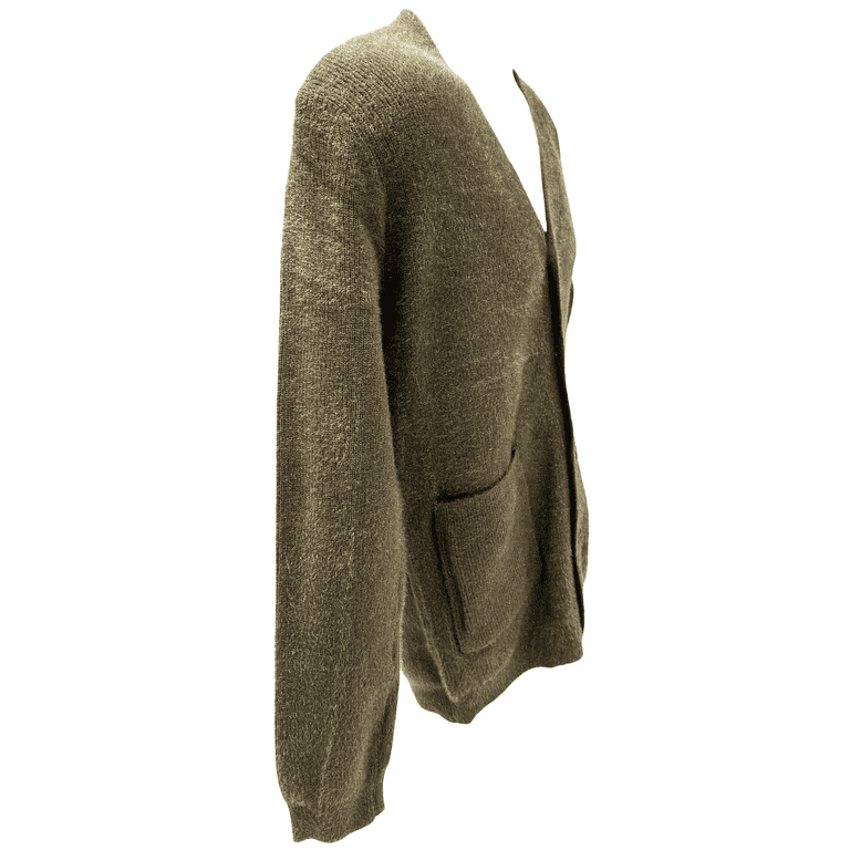 Kurt Cobain MTV Mohair Grunge Green Cardigan , Hand Knit