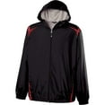thumbnail image 2 of Holloway Sportswear S Collision Jacket Black/Scarlet 229076, 2 of 2