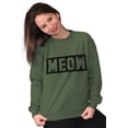 thumbnail image 3 of Crazy Cat Lady Meow Kittycat Lover Women Crewneck Sweatshirt Brisco Brands S, 3 of 6