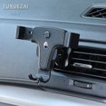 thumbnail image 2 of Support de Voiture en Fibre de Carbone pour Maserati, Angle Réglable, Support Mobile pour Téléphone Intelligent, Support GPS, Support de Ventilation Auto, 2 of 10