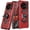 Red, variant on PT for TCL 60 XE NXTPAPER 5G T705M / TCL 50 XL 5G Robotic Ring Kickstand Hybrid Phone Case Cover - Red