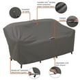 thumbnail image 3 of Classic Accessories Ravenna® Patio Sofa/Loveseat Cover - Premium Outdoor Furniture Cover with Water Resistant Fabric, X-Large (55-328-055101-EC), 3 of 18