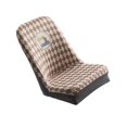 thumbnail image 4 of Fundas de Asiento Impresas Universal Decorativas Transpirables Resistentes Al Desgaste Fundas Elásticas para Sillas de Comedor Sala de Est Marrón yotijar Cubierta de asiento, 4 of 5