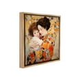 thumbnail image 4 of Stupell Industries Floral Mother & Baby Abstract Painting Brown Floater Framed Canvas Art Print Wall Art, 25 x 25, 4 of 10