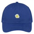 thumbnail image 1 of Trendy Apparel Shop Fried Egg Embroidered Low Profile Soft Cotton Brushed Baseball Cap, 1 of 2