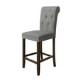 thumbnail image 4 of Home Design Dothan Counter Height Dining Chair Set of 4, Comfortable Wooden Chairs with Padded Seat, Brown, Easy Assembly, 4 of 10