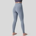 thumbnail image 4 of Lroveb High Waisted Yoga Pants for Women Tummy Control, Athletic Workout Yoga Leggings, Womens Casual Sports Hip Lifting Elastic Skinny Pants Light Blue, 4 of 6