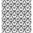 thumbnail image 3 of Gothic Duvet Cover Set Queen Size, Victorian Floral Motifs and Artistic Owl Figures Classical Vintage Flourishes, Decorative 3 Piece Bedding Set with 2 Pillow Shams, Black Grey White, by Ambesonne, 3 of 3