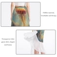 thumbnail image 2 of Jellyfish Stylish Chiffon Beach Dress with Polyester Straps - for the Beach, 2 of 6