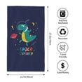 thumbnail image 4 of Bingfone Dinosau Space Explorer Ultra Absorbent & Soft Hand Towels For Bath, Hand, Face, Gym And Spa-27.5x16in, 4 of 9