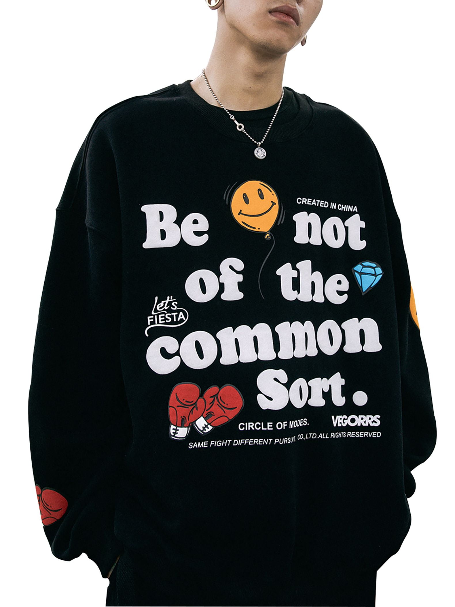 Mens graphic crewneck Clearance