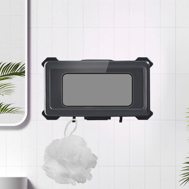 Caja de teléfono de ducha impermeable Hugo Negro