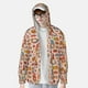 thumbnail image 2 of Fotbe Fall Thanksgiving Chaqueta con Protección Solar UPF 50+ para Hombre y Mujer, Camisa con Capucha y Bolsillos-3X-Large, 2 of 7