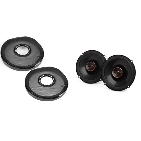 Infinity REF607F Reference Series 6.5" Extreme-performance Coax Speakers with 1-Pair of OEM Grills