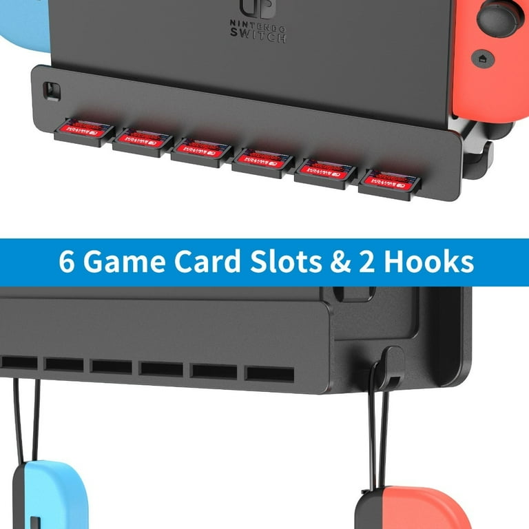 SPORTLINK Wall Mount for Nintendo Switch and Switch OLED, 6 Game