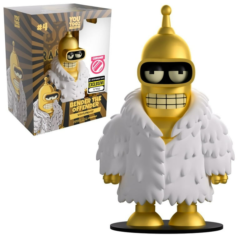 Bender the Offender Gold Chrome Version Vinyl Figure