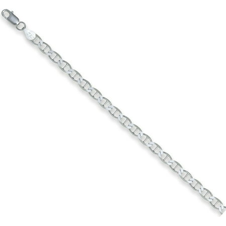 Sterling Silver 100 Magic - 925 Sterling Silver High Polished 9.4 MM Magic Flex 100 Chain Necklace