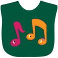 thumbnail image 3 of Inktastic Music Notes Band Choir Musician Gift Boys or Girls Baby Bib, 3 of 4