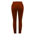 thumbnail image 7 of BLVB Women's High Waist Elastic Velvet Leggings Warm Yoga Pants Stretchy Soft Velour Leggings, 7 of 7