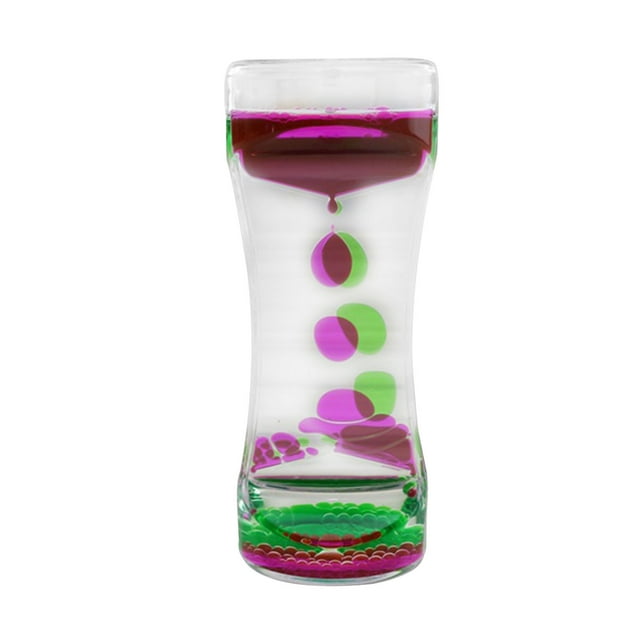 Big Save,HWRETIE Novelty Funny Toy Clearance,Liquid Timer Color Hourglass Timer Decompression Toy 100Ml