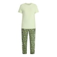 thumbnail image 4 of Fox + Badger Men's Short Sleeve Top and Pajama Pants Sleep Set, 2-Piece, Sizes S-XXL, 4 of 4