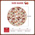 thumbnail image 2 of Fotbe Cooking Bbq Pattern Christmas Tree Skirt, Tree Skirts Plush Christmas Decorations, Christmas Tree Skirts Xmas Decorations Holiday Party Decor-30", 2 of 6