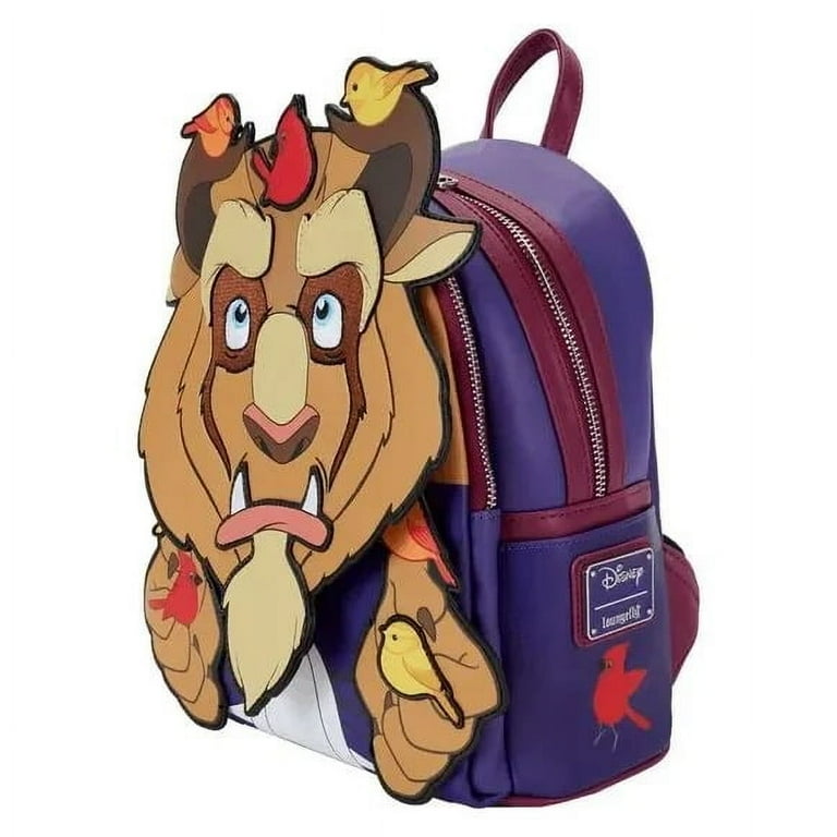 【Lounge Fly】Exclusive - Beauty and the Beast Mini Backpack Loungefly Exclusive Disney Beauty & The Beast With Birds