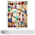 thumbnail image 4 of Shiartex Kinetic Art Lights Print Throw Blanket for Bed, Couch, Car - Flannel Material Blanket for Kids and Adults - All Seasons Blanket 40x50in, 4 of 6