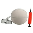 thumbnail image 4 of Pelota de entrenamiento de swing de golf Cola con bomba de aire y cordón ajustable Gris, 4 of 8