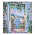 thumbnail image 6 of Yayeee Magnetic Dishwasher Cover for The Front Decoration Home Kitchen Machine Sticker Protector, Blue Floral Window, 6 of 6