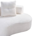 thumbnail image 3 of S-HOME 79.5 Inch 3 Seater Couch in Elegant Upholstered Fabric with 2 Comfortable Pillows for Living Room Decor, 3 of 6